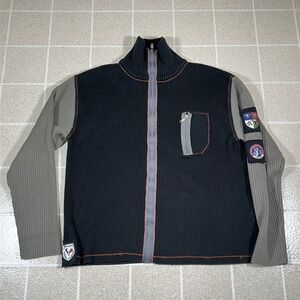 JC de Castelbajac x Rossignol vintage 90s Y2K Ski full zip sweater